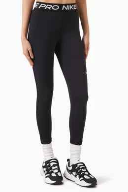 Buy Nike Black Pro 365 Cropped Leggings for Women in UAE