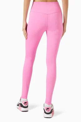 Buy Nike Pink One High Rise Leggings for Women in UAE Ounass