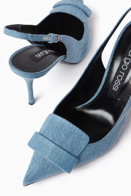 Blue suede pumps shop