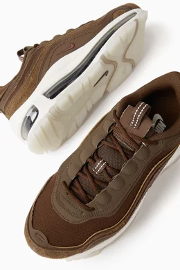 Buy Nike Brown Air Max 97 Sneakers in Leather for Women in UAE