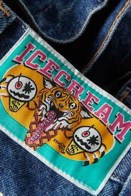 Buy Ice Cream Blue Running Dog Double Scoop Jeans for Men in UAE Ounass