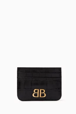 Balenciaga black card holder 2025