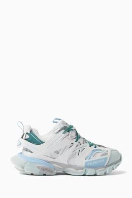 Buy Balenciaga White Track Sneakers in Mesh Nylon for Women in UAE Ounass