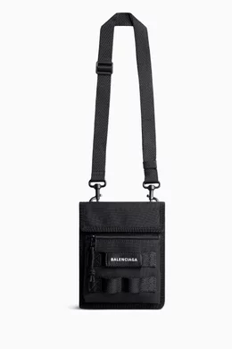 Buy Balenciaga Black Army Small Pouch in Recycled Nylon for Men in