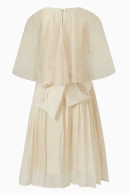 Flower embellished deals dress
