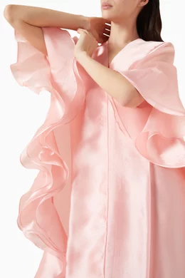 Oversized top pink dress