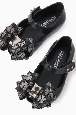 Mini melissa on sale black bow shoes