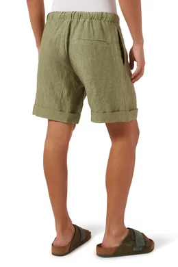Mens elastic outlet waist shorts