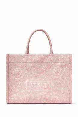 Versace tote bag pink store