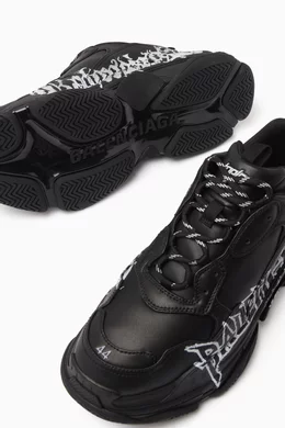 Balenciaga triple hot sale s black 44