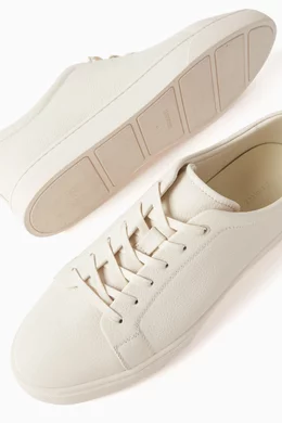 Low top leather shop sneakers