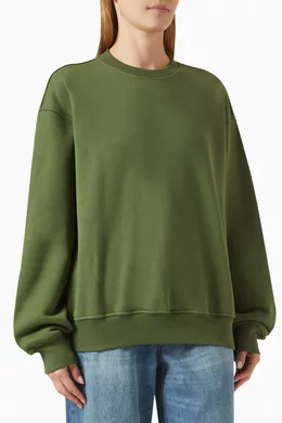 Oversized shop cotton sweatshirt
