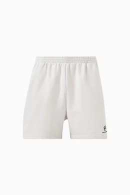 Buy Balenciaga White Unity Sports Icon Sweat Shorts in Cotton for