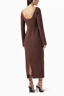 Fabienne midi outlet dress
