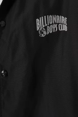 Buy Billionaire Boys Club Black Rocket Coach Jacket in Nylon for