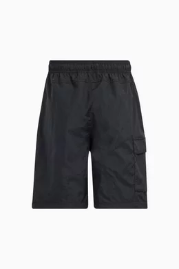 Buy adidas Black City Escape Cargo Shorts in Nylon jacquard for Boys in UAE Ounass