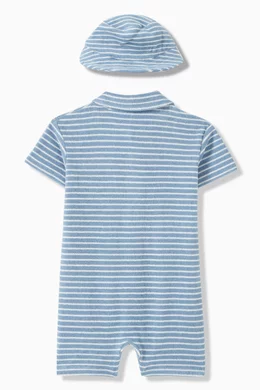 Blue best sale baby romper