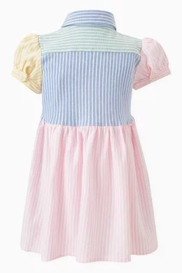 Buy Polo Ralph Lauren Multicolour Colour Block Shirt Dress in