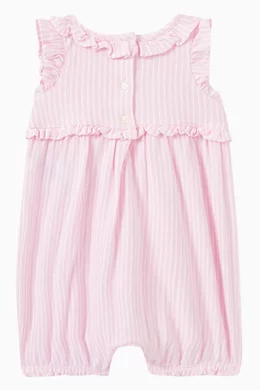 Girls cotton romper 2025
