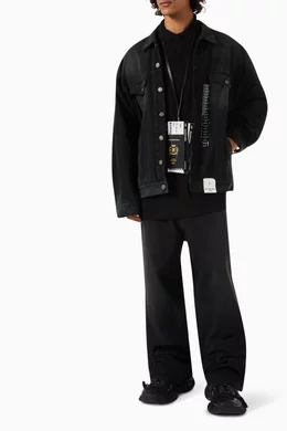Balenciaga oversized polo hotsell