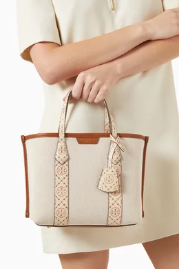 Canvas tote bag with compartments store