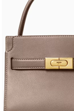 Buy Tory Burch Brown Mini Lee Radziwill Double Shoulder Bag in