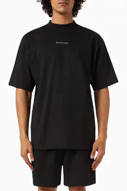 Balenciaga back logo new arrivals shirt