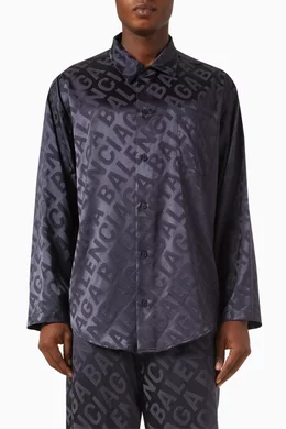 Balenciaga shirt over shop shirt
