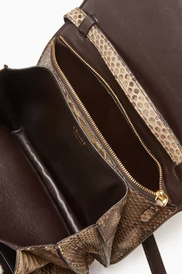 Buy Celine Pre Loved Multicolour Pre owned Medium Classic Box Flap Crossbody Bag in Python Leather for Women in UAE Ounass