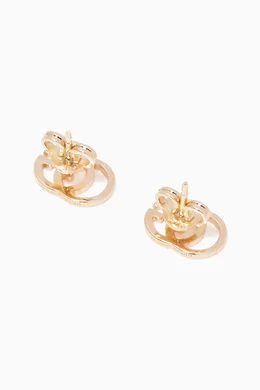 Gucci gg tissue stud earrings top