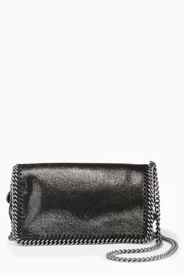 Stella mccartney fold over tote black cheap