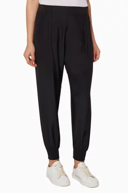 Buy ATM Black Black Silk Track Pants For Women Online Ounass UAE