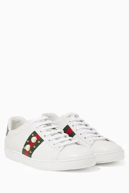 Ace studded leather sneaker discount