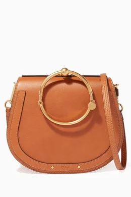 Buy Chloe Brown Caramel Nile Medium Bracelet Bag For Women Online Ounass UAE