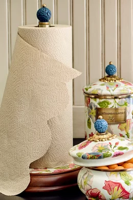 Buy MacKenzie Childs Blue Morning Glory Paper Towel Holder For UNISEX Online Ounass UAE