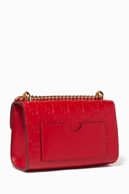 Gucci padlock bag red clearance
