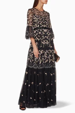 Needle and thread black dress best sale