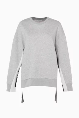 Buy Stella McCartney Grey Grey All Is Love Oversized Sweatshirt For Women Online Ounass UAE