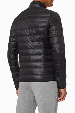 Emporio armani black down jacket outlet