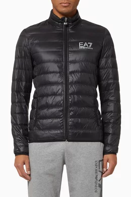 Buy Emporio Armani Black EA7 Train Core Down Jacket For Men Online Ounass UAE
