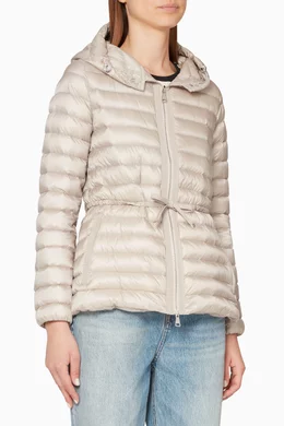 Buy Moncler Neutral Raie Padded Jacket For Women Online Ounass UAE