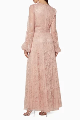 Embellished lace gown shop