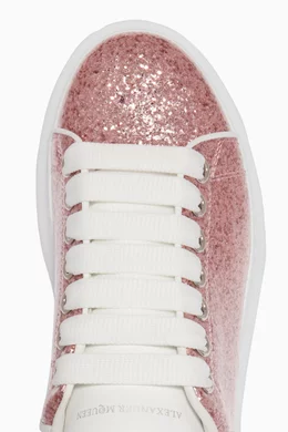 Alexander mcqueen glitter platform sneakers new arrivals