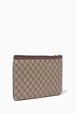 Buy Gucci Neutral Beige Ophidia GG Supreme Pouch For Women Online Ounass UAE