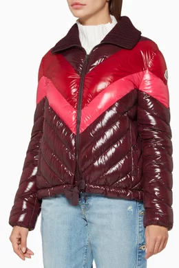 Buy Moncler Burgundy Deep Purple Albatros Jacket For Women Online Ounass UAE