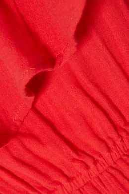 Buy RHODE Red Cherry Red Off The Shoulder Salma Dress For Women Online Ounass UAE