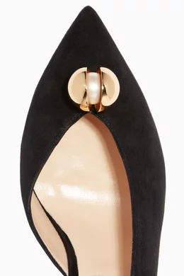 Buy Jimmy Choo Black Black Sadira Suede Pumps For Women Online Ounass UAE