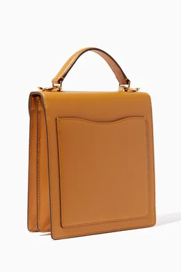 Buy Mark Cross Yellow Mustard Yellow Uptown Top Handle Bag For Women Online Ounass UAE