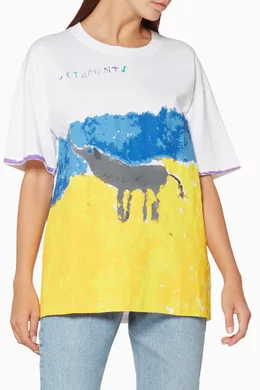 Vetements elephant tee cheap