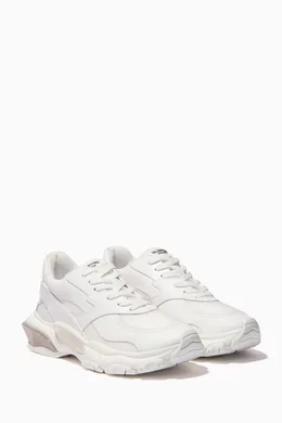 Buy Valentino Garavani White Valentino Garavani White Bounce Chunky Sole Sneakers For Women Online Ounass UAE
